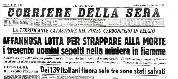 memorie dal profondo. 60 anni fa la tragedia di Marcinelle