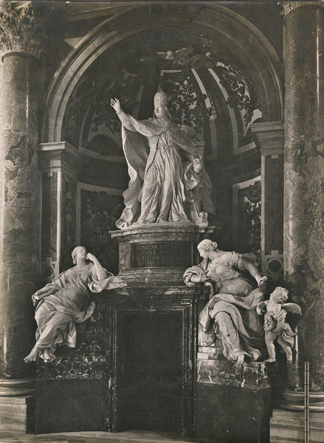 Pietro Bracci, Monumento funebre Lambertini