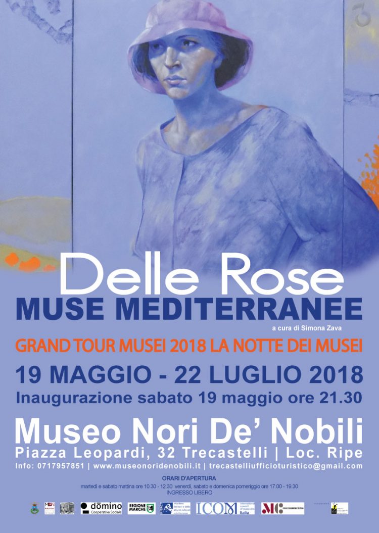 flyer mostra Muse Mediterranee - Museo Nori De' Nobili ecomarchenews